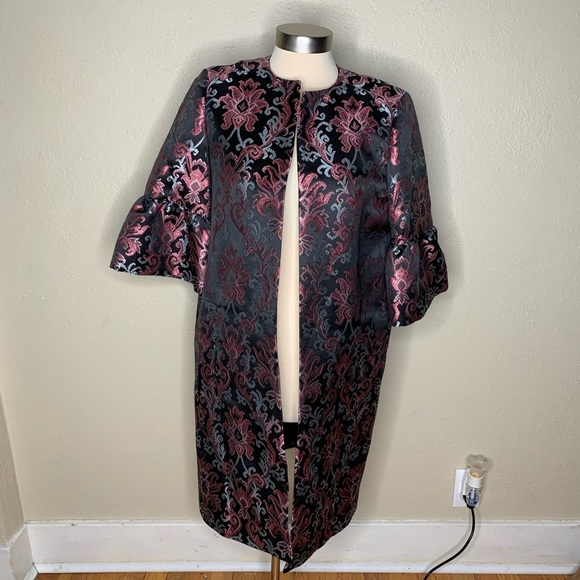 NWT Kate spade tapestry jacquard coat - Picture 3 of 8